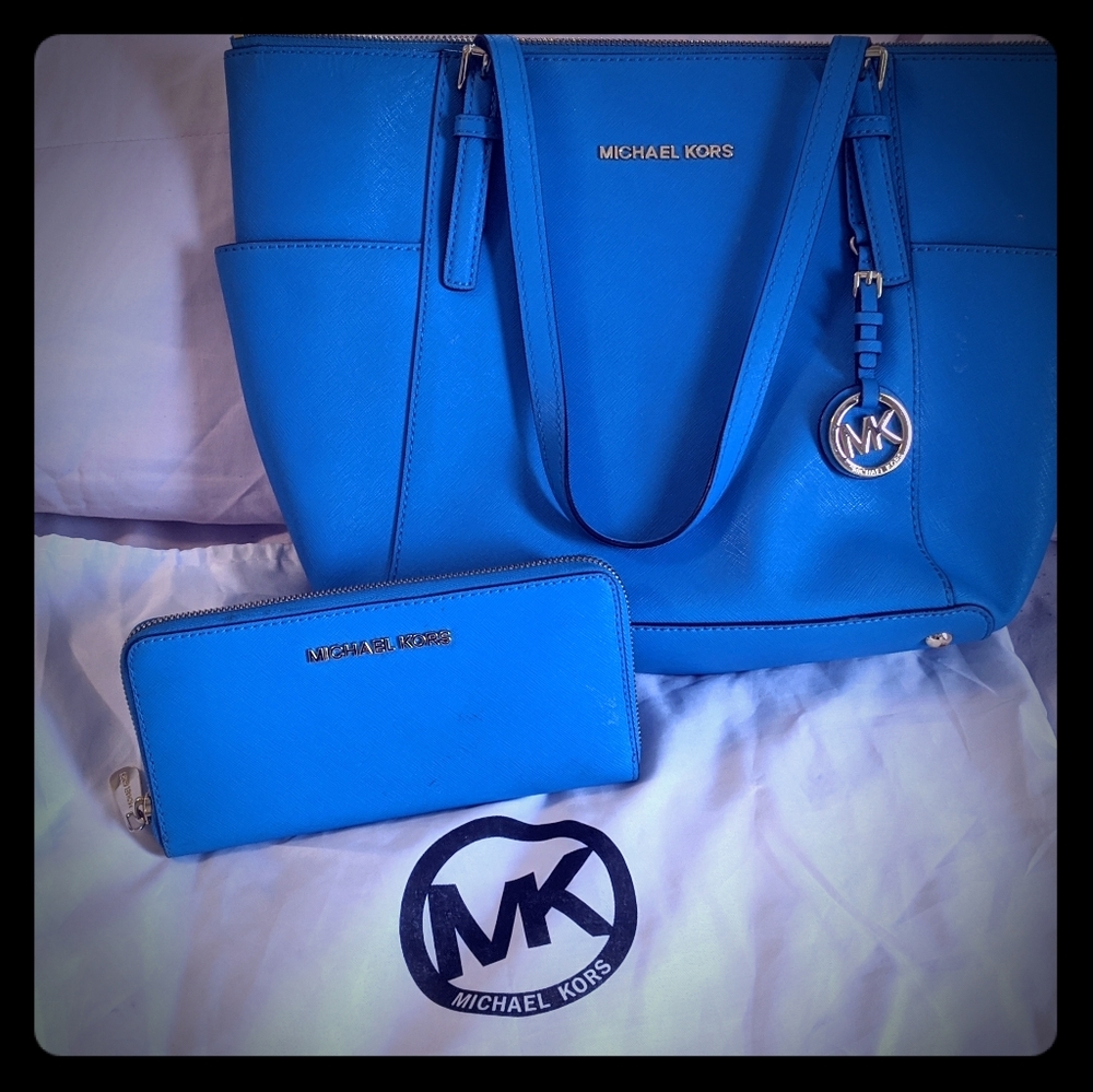 Michael's Kor Jet Set Handbag and Matching Wallet